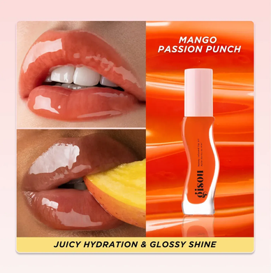 Олія для губ Gisou Honey Infused Lip Oil - Mango Passion Punch 8ml