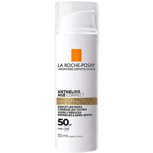 Сонцезахисний антивіковий крем для обличчя La Roche-Posay Anthelios Age Correct SPF 50, 50 мл