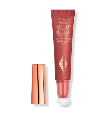 Рідкі кремові рум&rsquo;яна з матовим фінішем &mdash; Charlotte Tilbury Matte Beauty Blush Wand Pillow Talk, 12мл