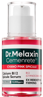Dr.Melaxin Cyano Pink Spicule Serum, 30 мл - антивікова сироватка з мікроспікулами та вітаміном B12