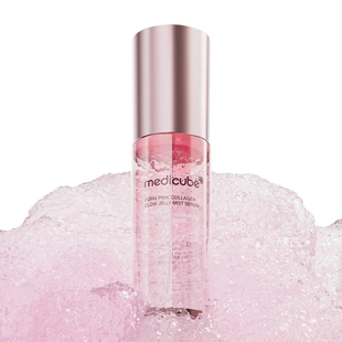 Medicube PDRN Pink Collagen Glow Jelly Mist Serum &mdash; зволожуючий міст-сироватка для сяйва шкіри, 100 мл
