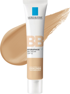 La Roche-Posay Hydraphase BB Cream SPF15 Light &mdash; увлажняющий BB-крем для лица, оттенок Light, 40 мл