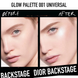 Палітра хайлайтерів для обличчя &mdash; Dior Backstage Glow Face Palette 001 Universal, 10g