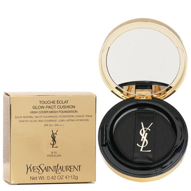 Тональна основа-кушон Yves Saint Laurent Touche &Eacute;clat Glow Pact Cushion B10 Porcelain, 12g