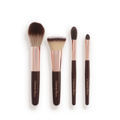 Charlotte Tilbury Charlotte&rsquo;s Magic Mini Brush Set &mdash; подарунковий набір міні-пензлів для макіяжу у бархатному клатчі