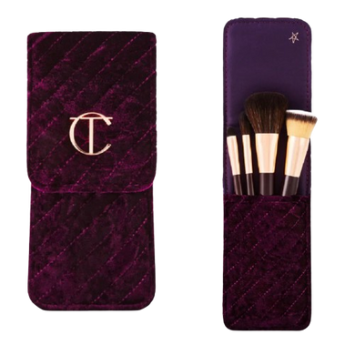 Charlotte Tilbury Charlotte&rsquo;s Magic Mini Brush Set &mdash; подарунковий набір міні-пензлів для макіяжу у бархатному клатчі