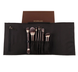 Hourglass Vegan Travel Brush Set - Дорожній набір пензлів для макіяжу 6 шт., у футлярі